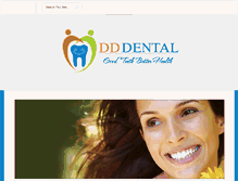 Tablet Screenshot of dd-dental.com.au